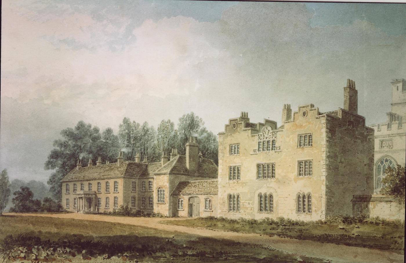 Ashridge House by Henry Holland painted by J Buckler, 1822, Ashridge Archive